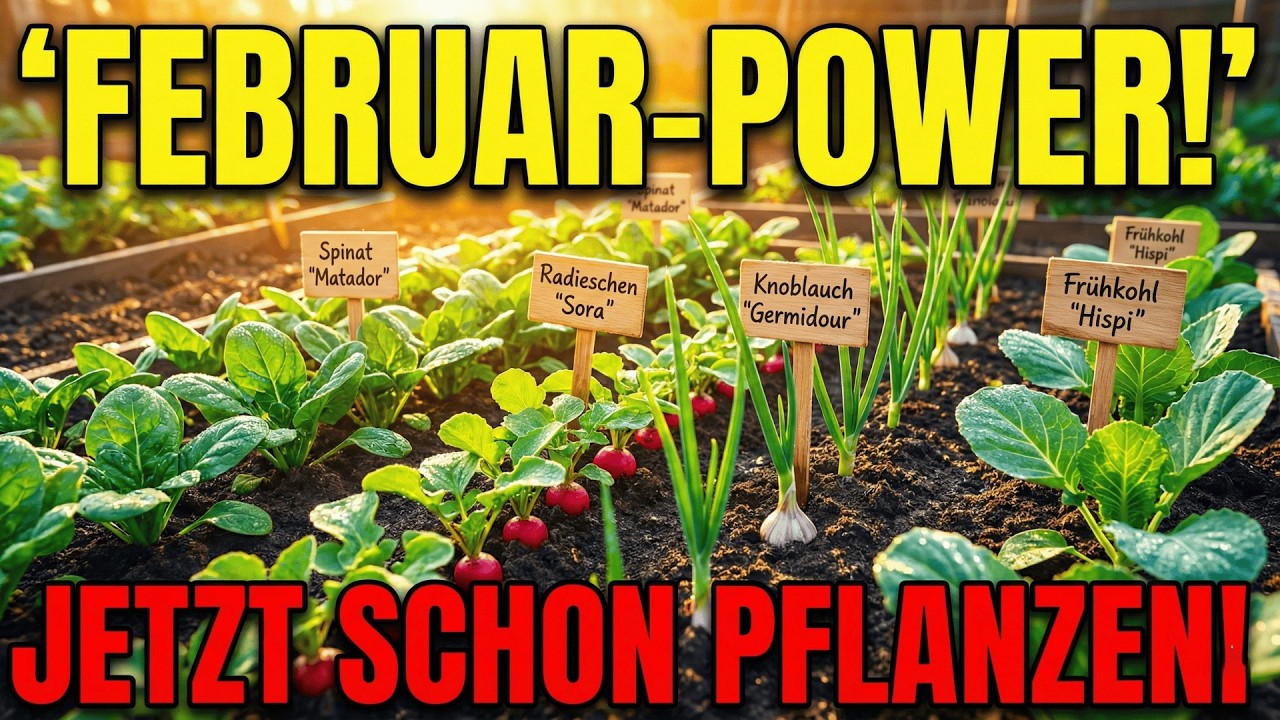 Diese Pflanzen kannst du schon Ende Februar setzen!