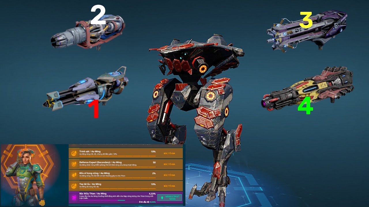 [War Robot] Ao Ming với tất cả 