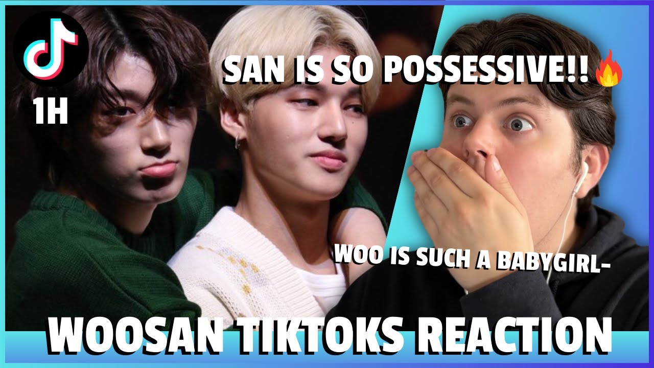 Reacting to 1 HOUR OF WOOSAN TIKTOK!! (Wooyoung & San ATEEZ)