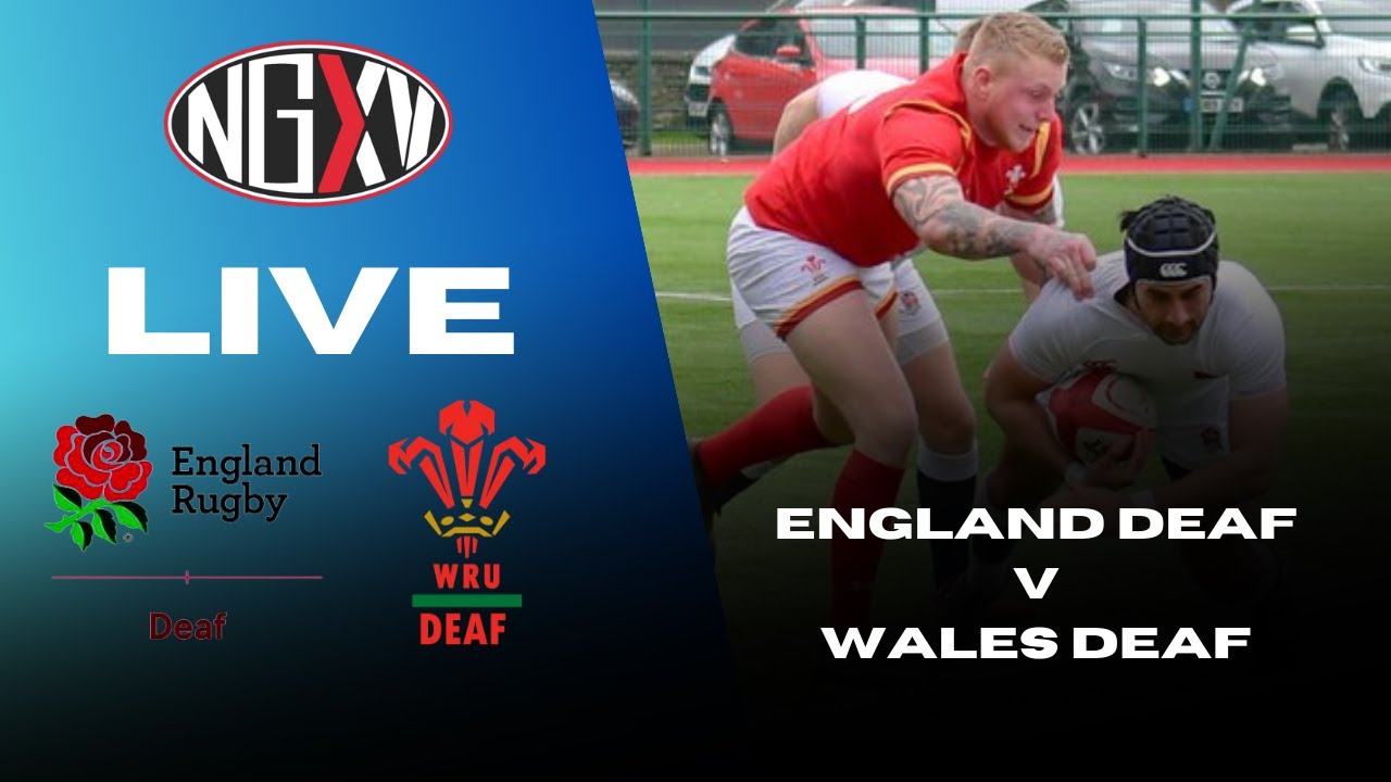 LIVE RUGBY: ENGLAND DEAF vs WALES DEAF | MEN'S INTERNATIONAL RUGBY UNION