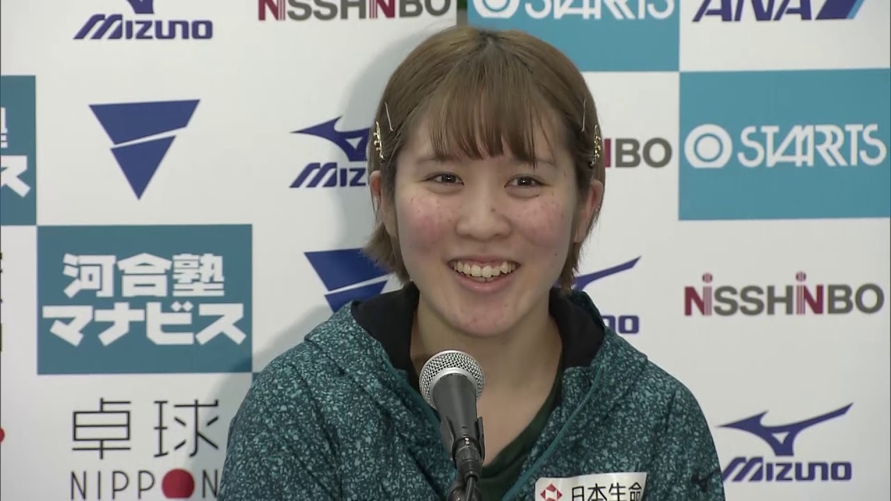 森薗政崇・平野美宇 優勝記者会見｜世界卓球2020 日本代表最終選考会