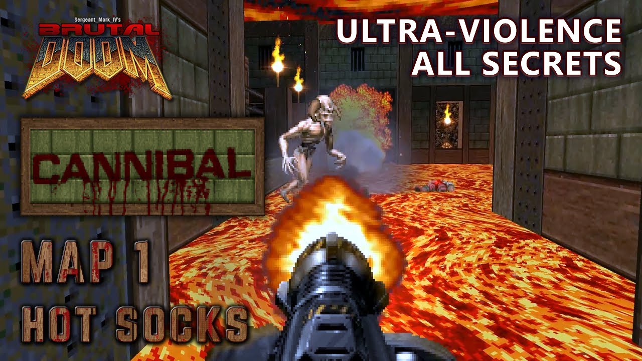 Doom 2 - Cannibal - Map 1 - Ultra-Violence - All Secrets