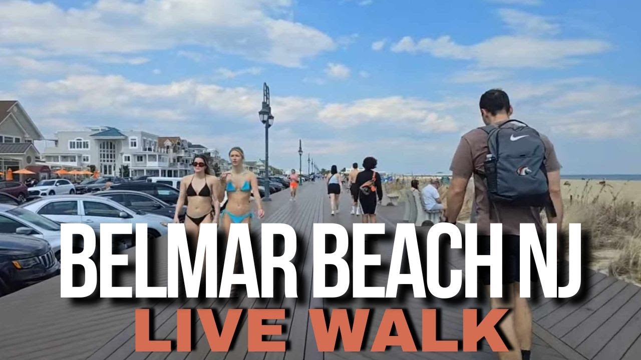 LIVE - Belmar Beach NJ, Saturday (March 29, 2025)