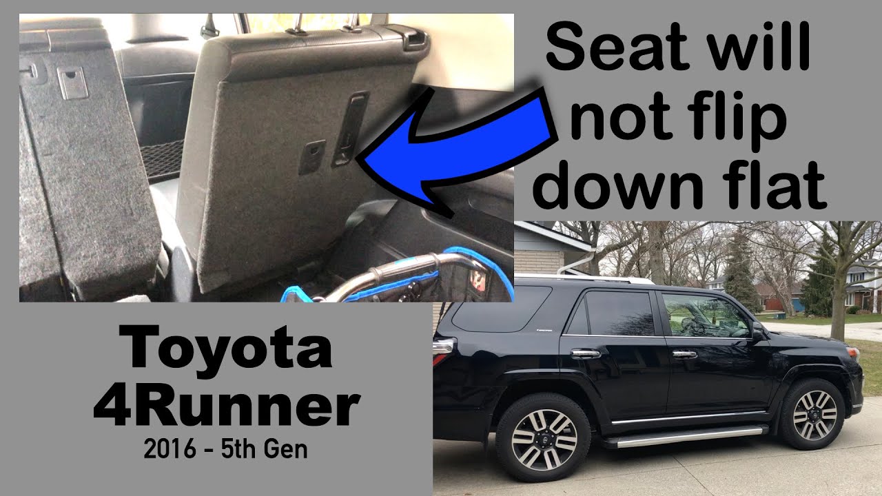 4Runner Seat Won't Flip Down FIX (2016 Limited)