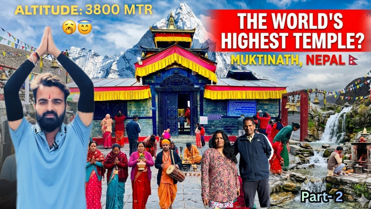 Muktinath temple | famous Hindu mandir nepal | mustang #explore #muktinathtemple #nepal #vlog 