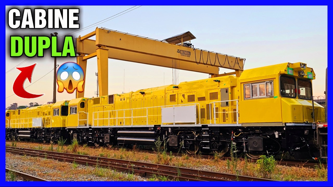 Do Brasil Para o Mundo, Conheça as Novas Locomotivas CM20ACi Feitas pela Wabtec em Contagem MG