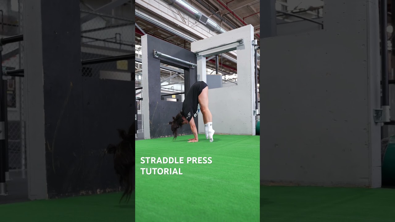 Straddle press tutorial #shorts