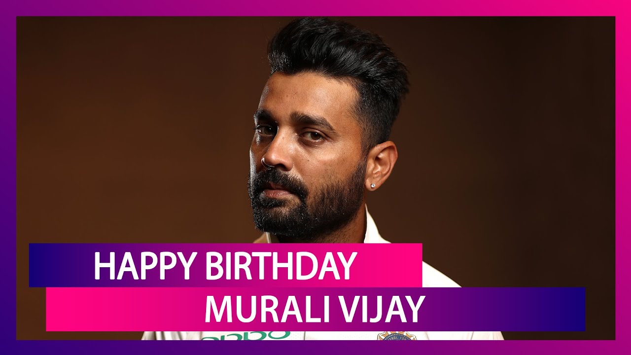 Murali Vijay Birthday Special: Things To Know About Indian Batsman