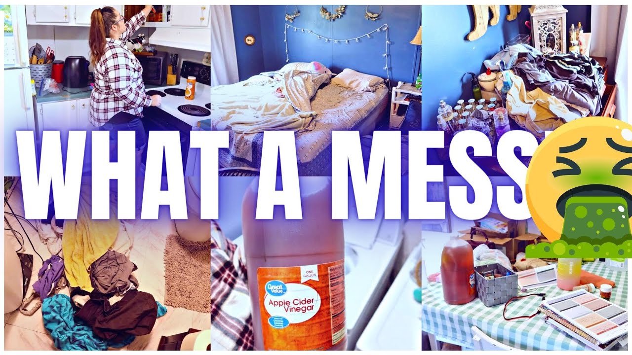 *NEW* MESSY ULTIMATE WHOLE HOUSE MOBILE HOME CLEAN WITH ME 2022 ALL DAY SPEED CLEANING MOTIVATION