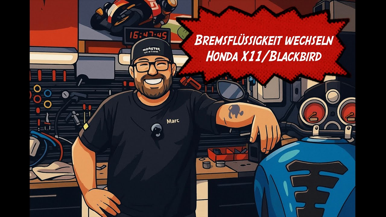 Wie man eine Honda X11/Blackbird entlüftet