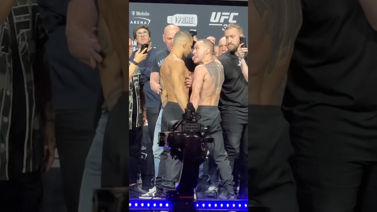 😤😳 KAI KARA FRANCE VS ALEXANDRE PANTOJA INTENSE FINAL FACE OFF (UFC 317)