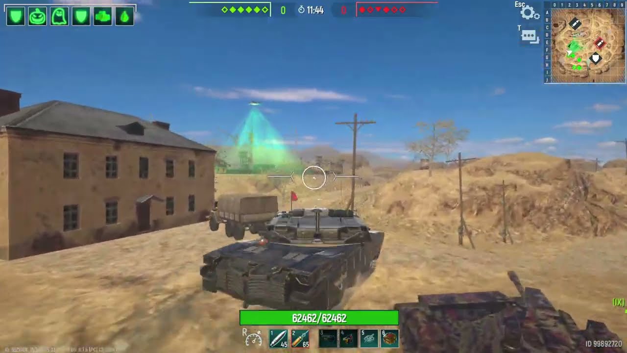 Tank Force: Fully Upgraded Abrams X - My practice session