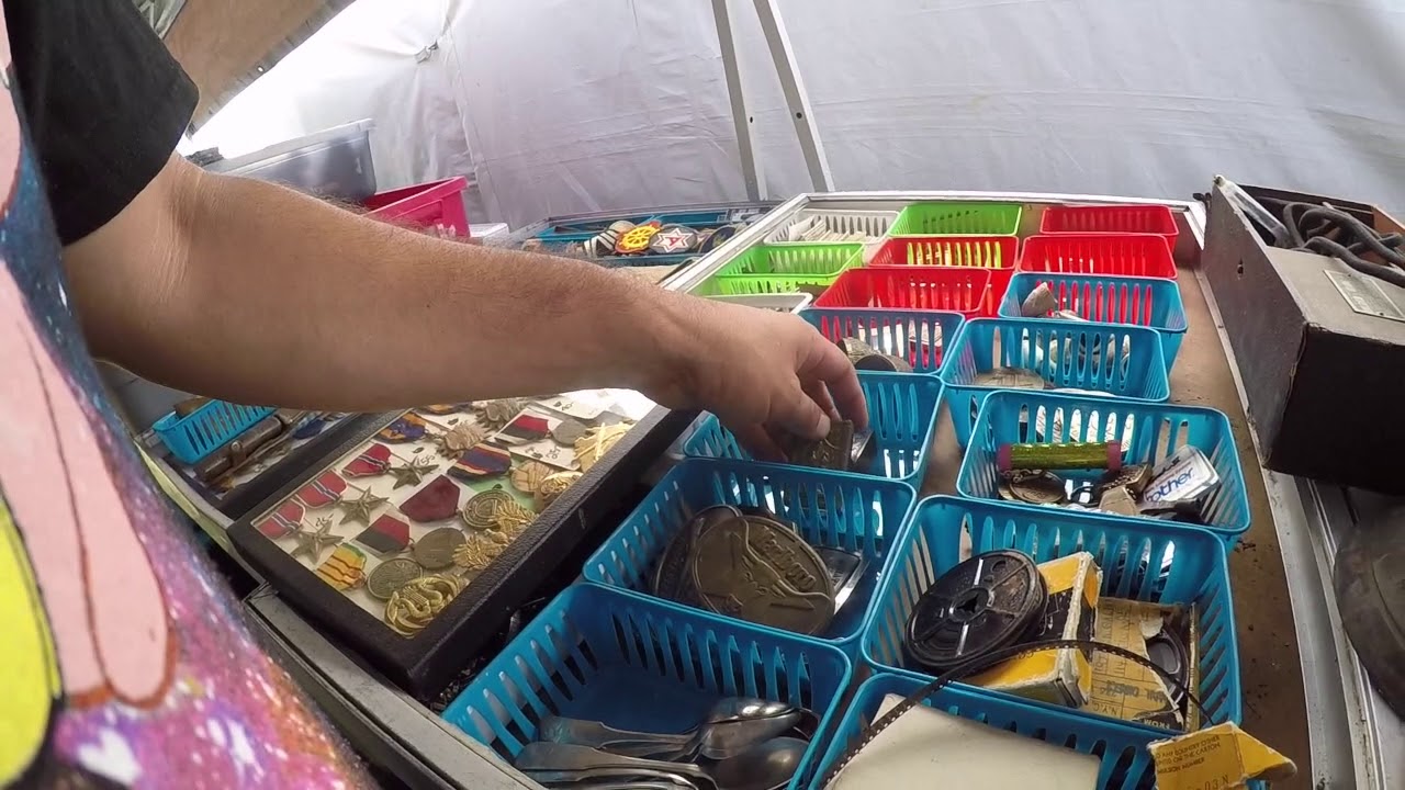 Shopping the Brimfield antique flea market for treasures & jewelry never know what we&rsquo;ll get