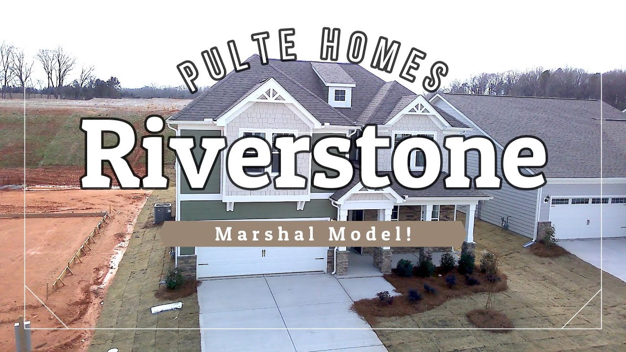 🏘️🏘️Riverstone | New Homes from Pulte | Marshall Model Walk-Through and Community Drive