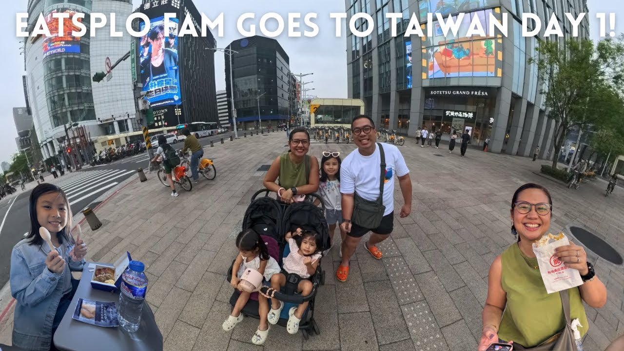 Taiwan Day One 🇹🇼: Airline Inn Ximen and Ximending Food Trip | EATSplorations Family