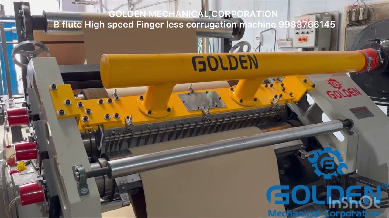 GOLDEN Heavy duty fingerless corrugation machine 9988766145