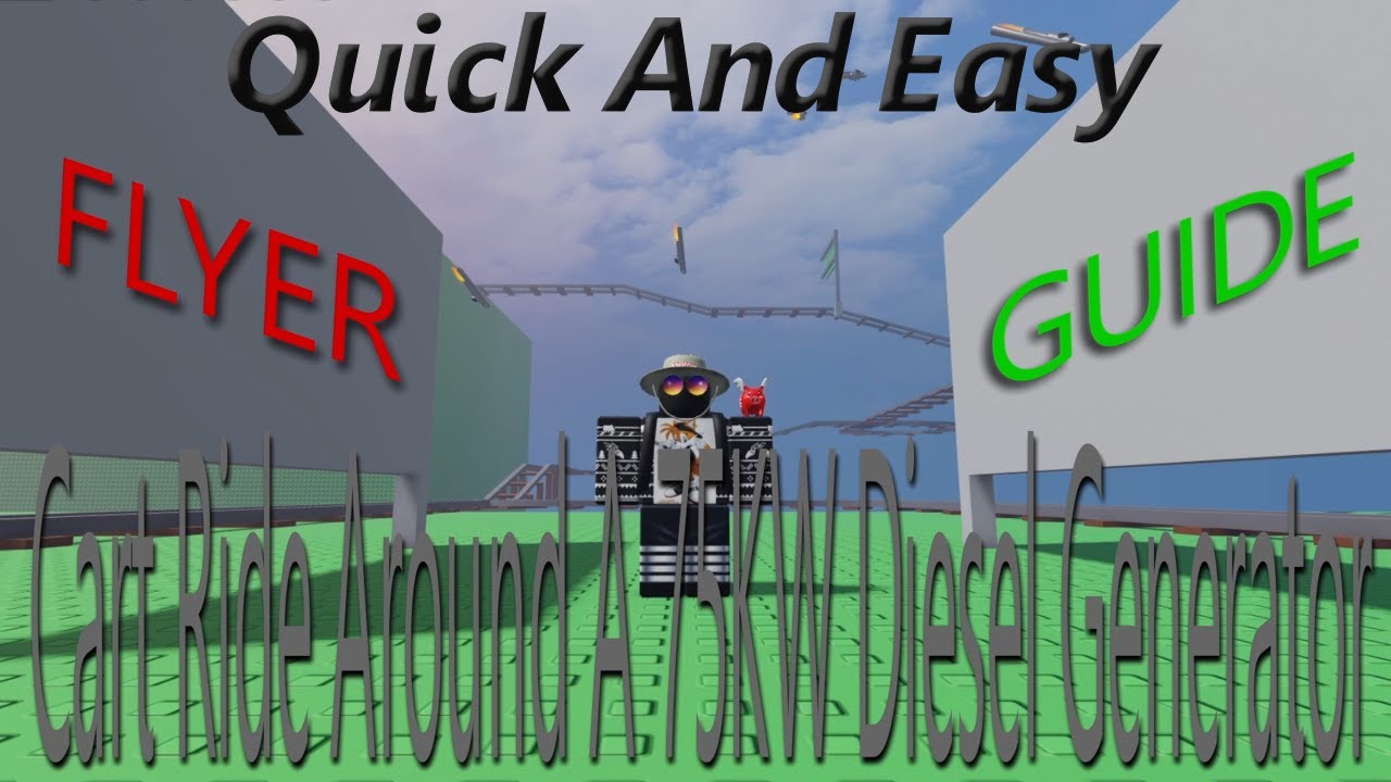 (STILL WORKING) Flyer Guide 2025 - Cart Ride Around A 75KW Diesel Generator