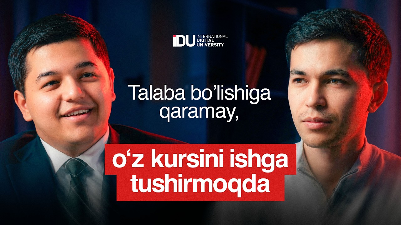 Talaba bo’lishiga qaramay, o‘z kursini ishga tushirmoqda