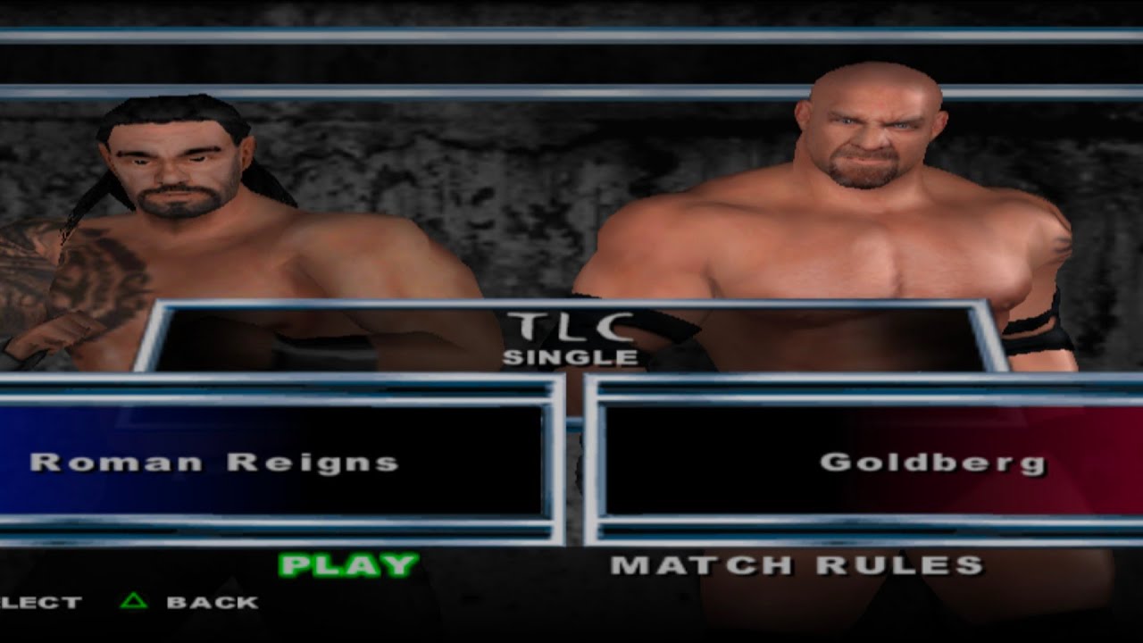 I created Roman vs goldbur | for more videos pls subscribe the channel 🙏 #ps2 #romanreigns #wwe