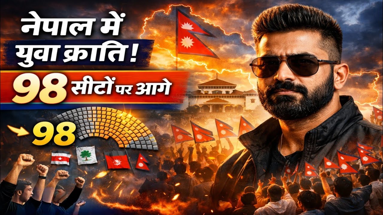 Youth Revolution in Nepal! Balen Shah’s RSP Surges Ahead with 98 Seats | World Important Knowledge 