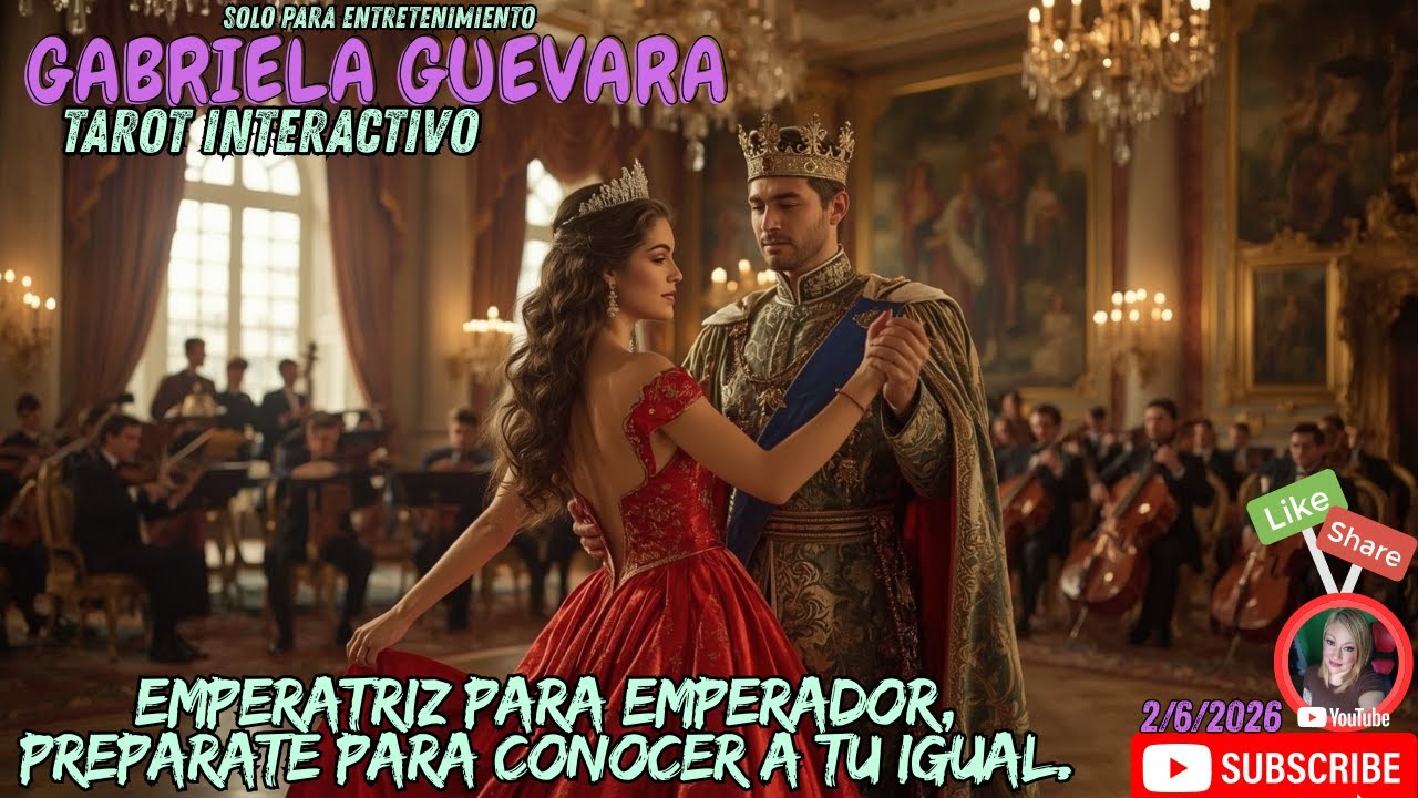 Emperatriz para Emperador, preparate para conocer a tu igual. Tarot.