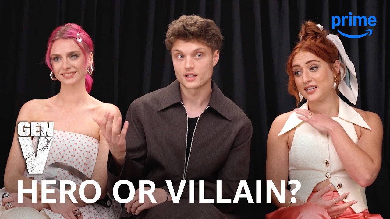 Gen V Cast Decide Real-Life Heroes vs. Villains | Prime Video