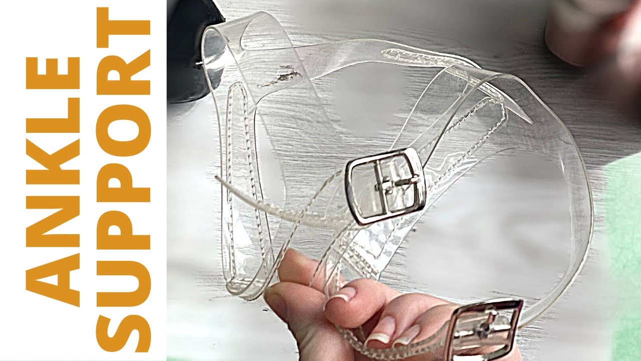 REUSABLE CLEAR ANKLE SUPPORT STRAPS for your Pole Shoes 💕 IMPROVE YOUR POLE DANCING
