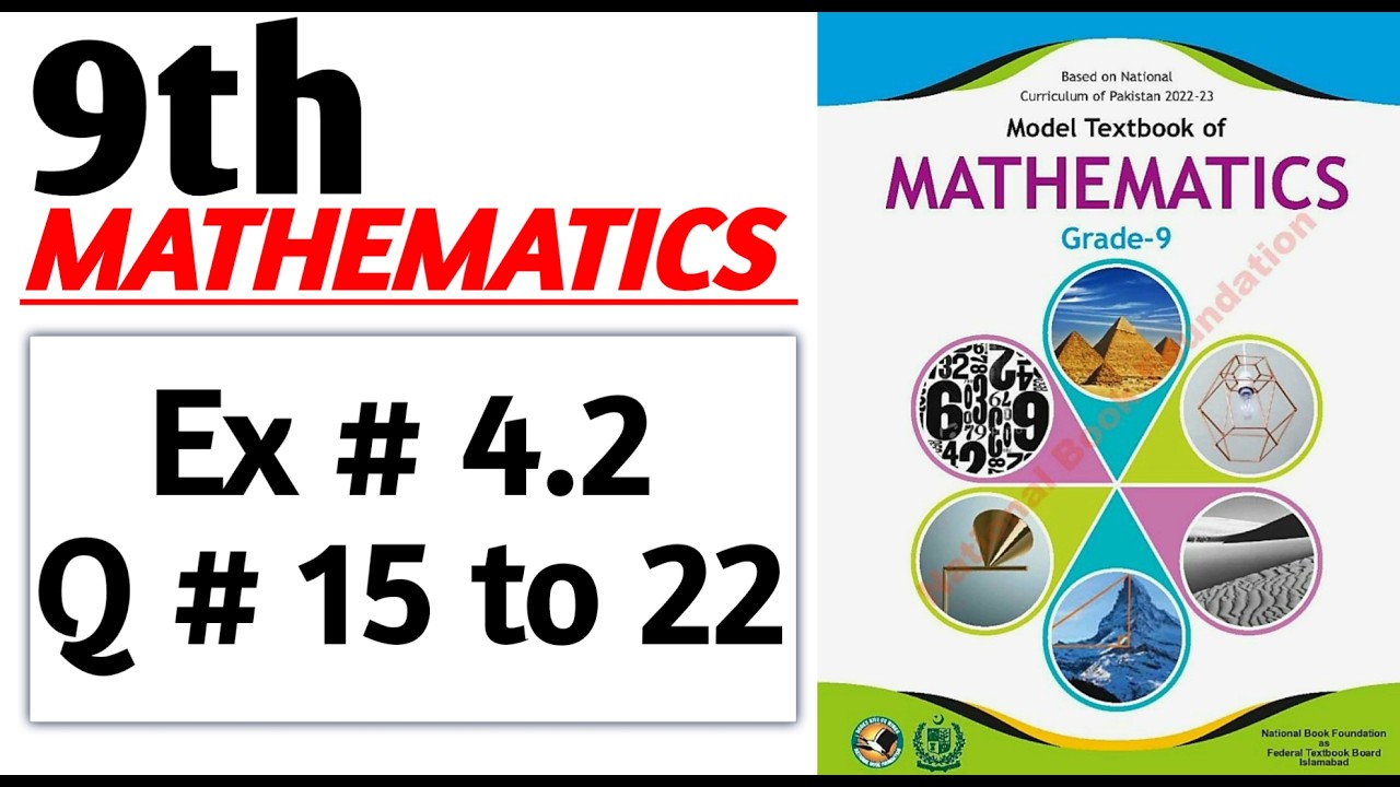 Factorization | Exercise 4.2 Q15-22 | NBF | Federal Board New Book