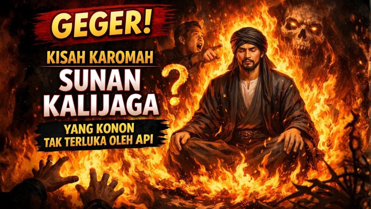 GEGER! Kisah Karomah Sunan Kalijaga yang Konon Tak Terluka oleh Api