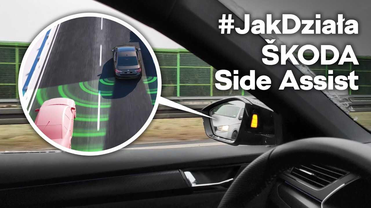 #JakDziała czujnik martwego pola (Side Assist &Scaron;KODA) - Bednarek Dobroń