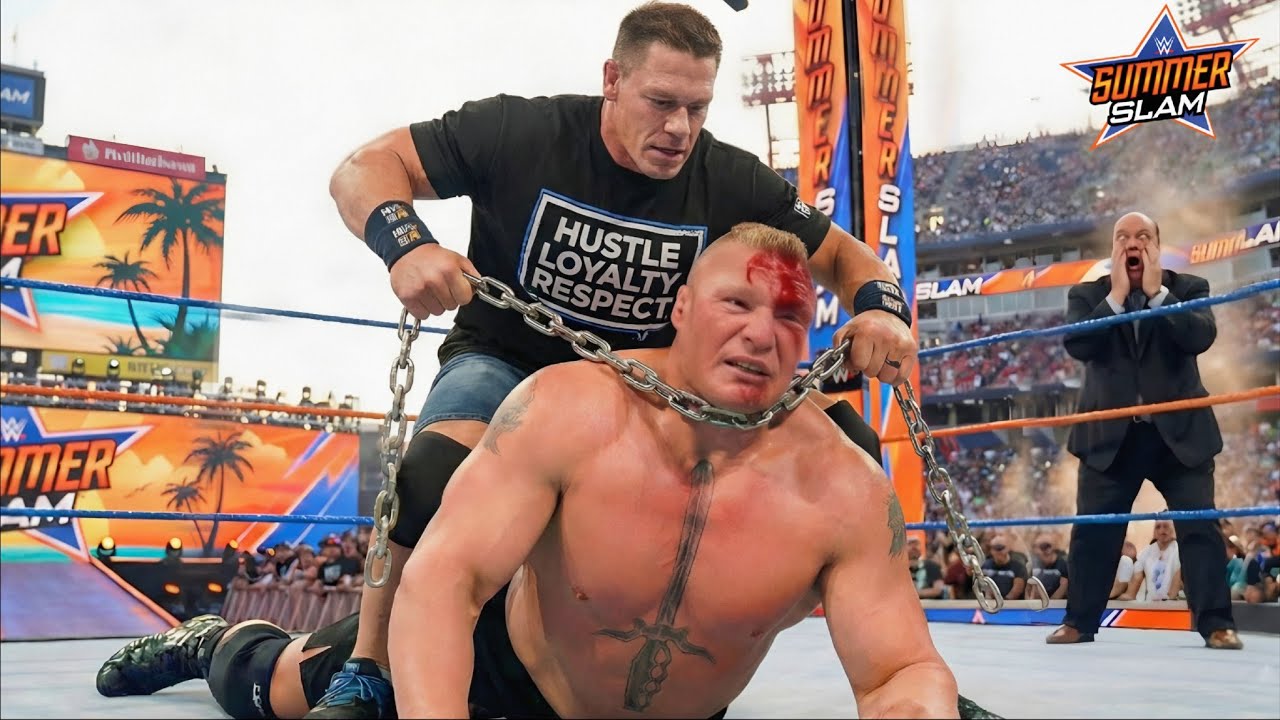 Полный матч: Джон Сина против Брока Леснара • SummerSlam | WWE 2K25