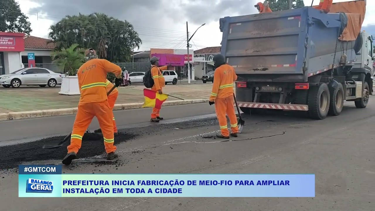PREFEITURA INICIA FABRICAÇÃO DE MEIO FIO PARA AMPLIAR  INSTALAÇÃO EM TODA A CIDADE