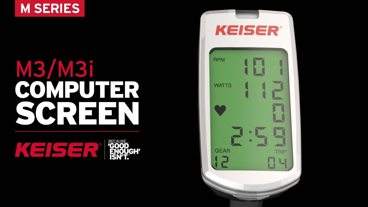 Keiser M3/M3i Indoor Bike Computer Screen