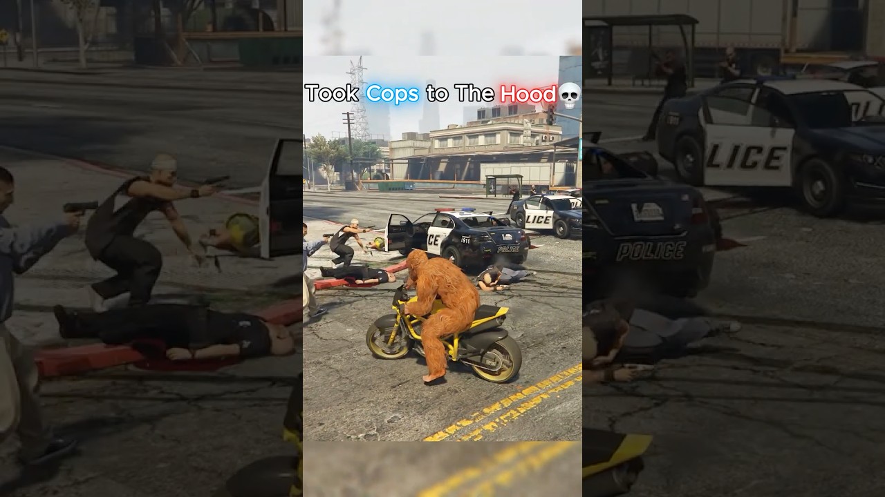 Took Cops to The Hood😭💀