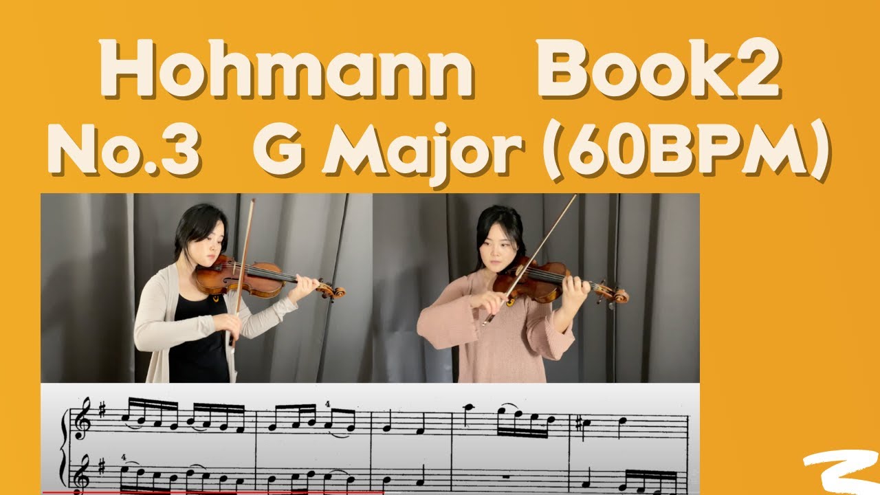 [Hohmann violin book 2] No. 3. G major