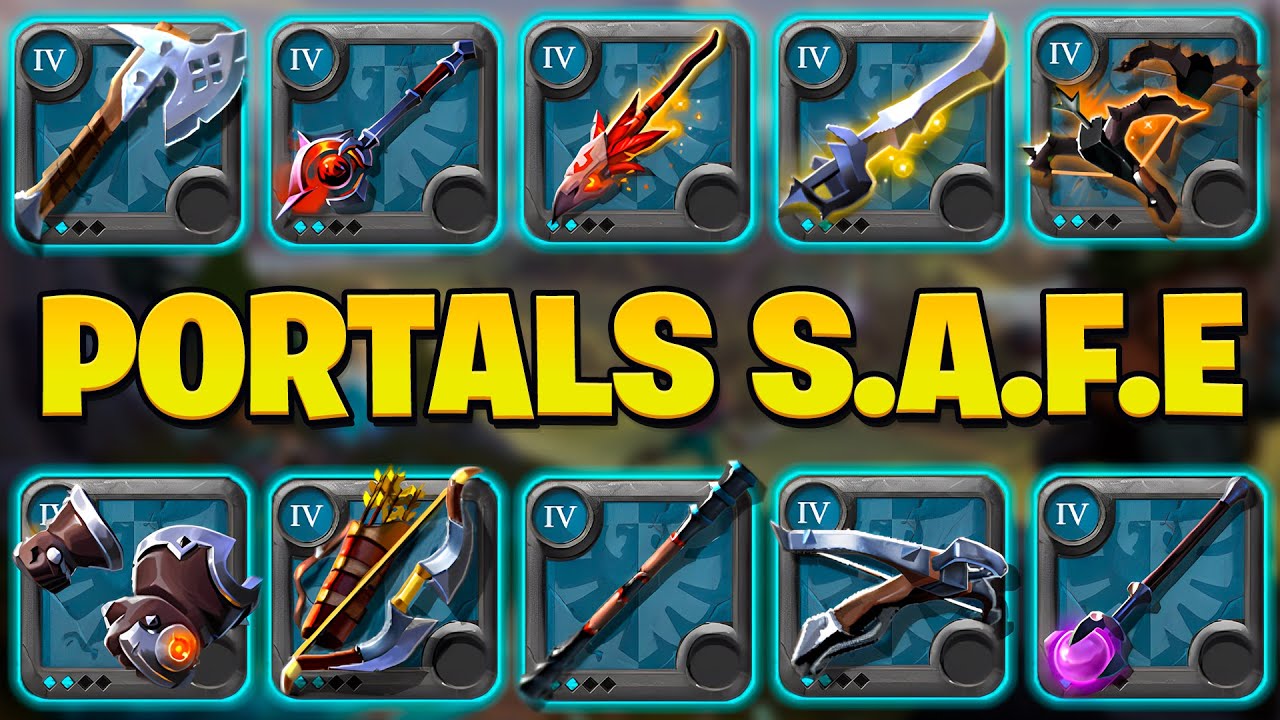 Top 10 The Cheapest builds SOLO Portal S.A.F.E #albiononline