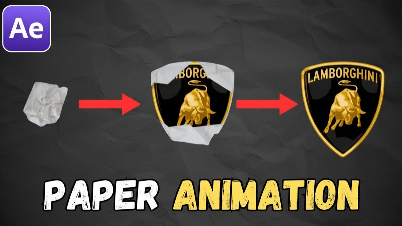 How To Make Cool Paper Unfold Animations in After Effects!