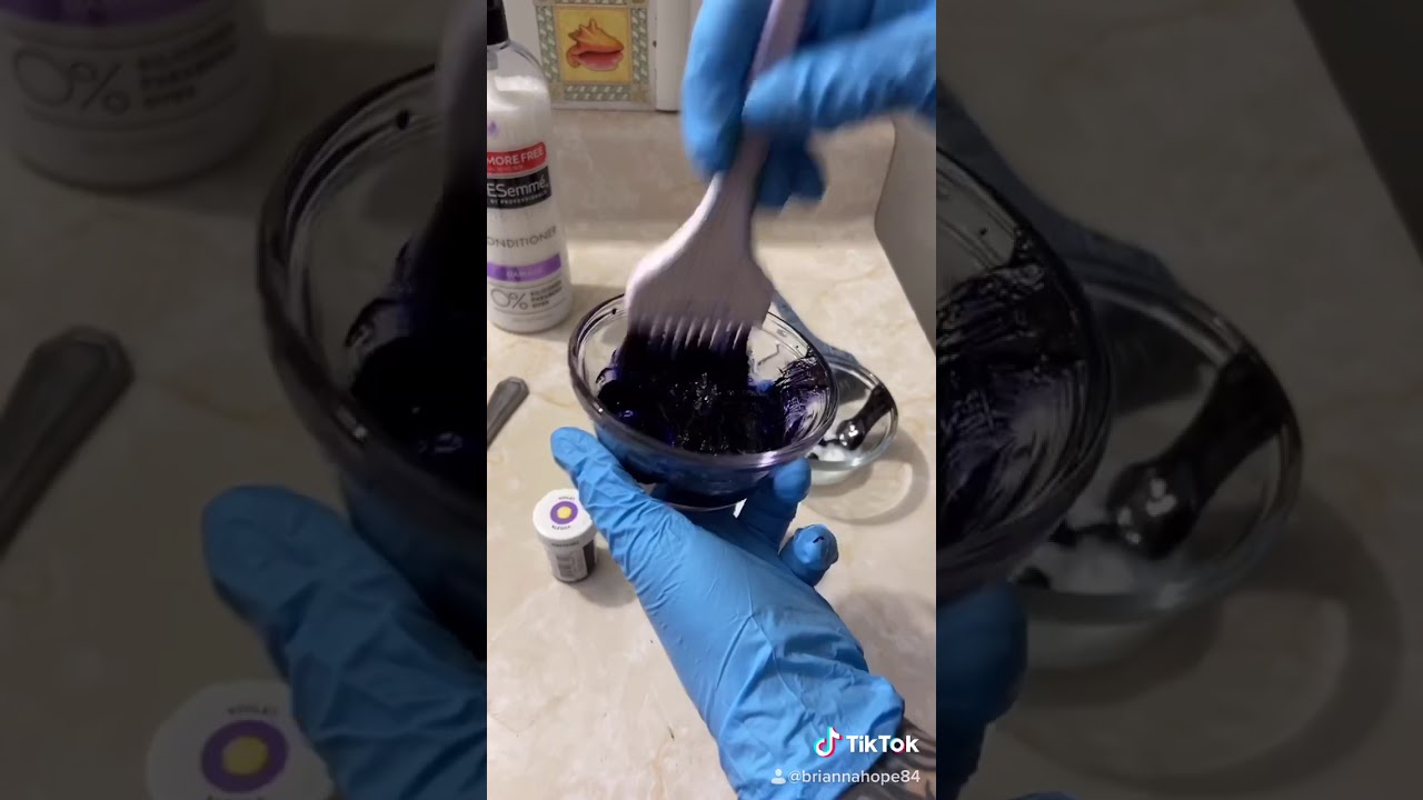Food coloring hair dye