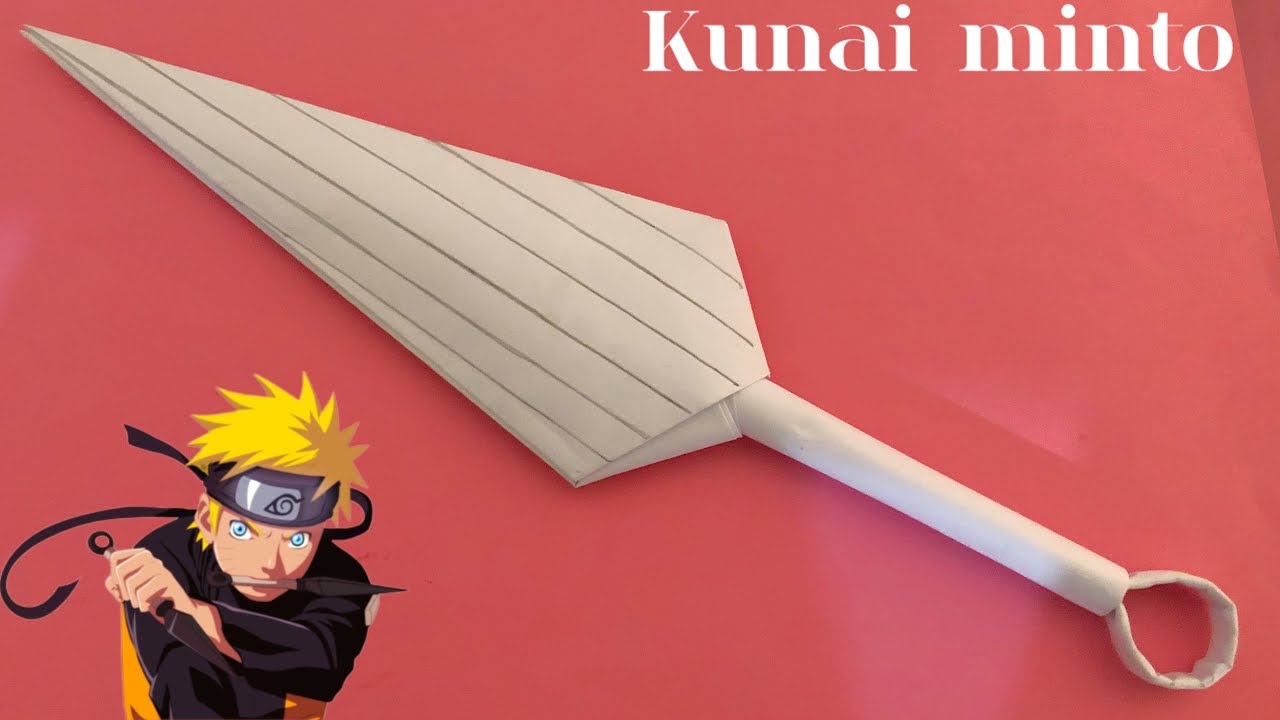 Make a Ninja Kunai from Paper | Simple Origami Weapon Tutorial
