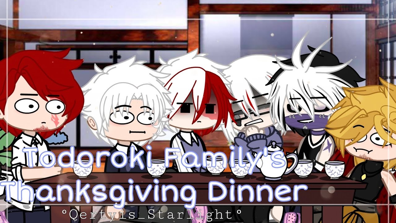 °|| Todoroki Family's Thanksgiving Dinner Skit ||° (DabiHawks/Hotwings)