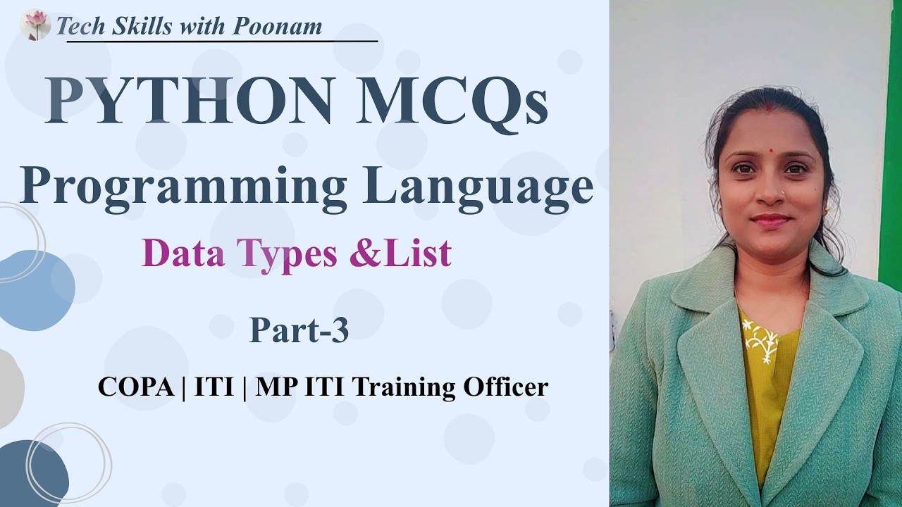 Python Data Types and List Tutorial | ITI & Govt Exam Special #coding #LIST