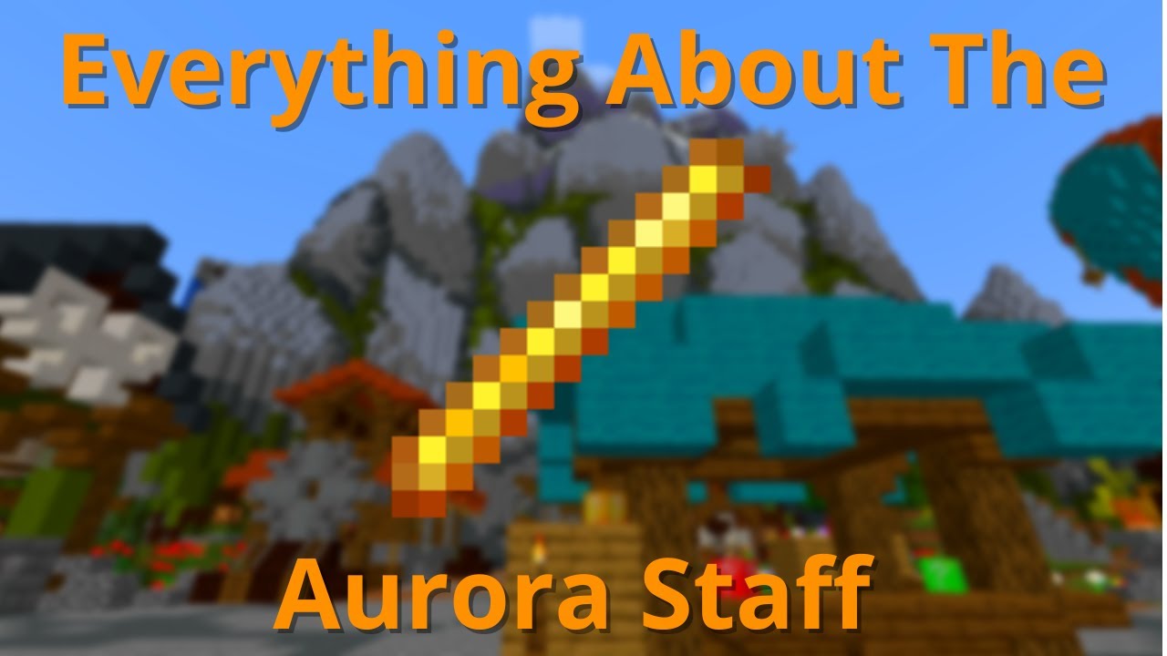 Everything About The Aurora Staff On Hypixel In 1 Minute!!