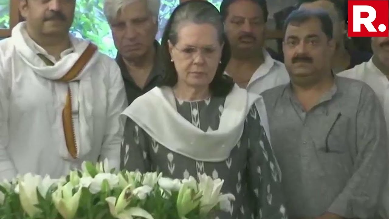Sonia Gandhi Pays Tribute To Former Delhi Chief Minister Sheila Dikshit | #RIPSheilaDikshit