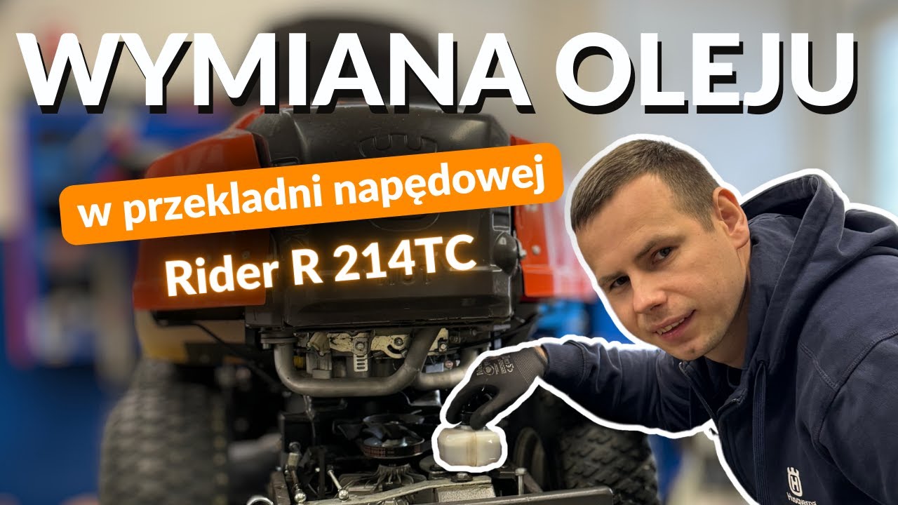 Jak wymienić olej w przekładni w Rider Husqvarna?