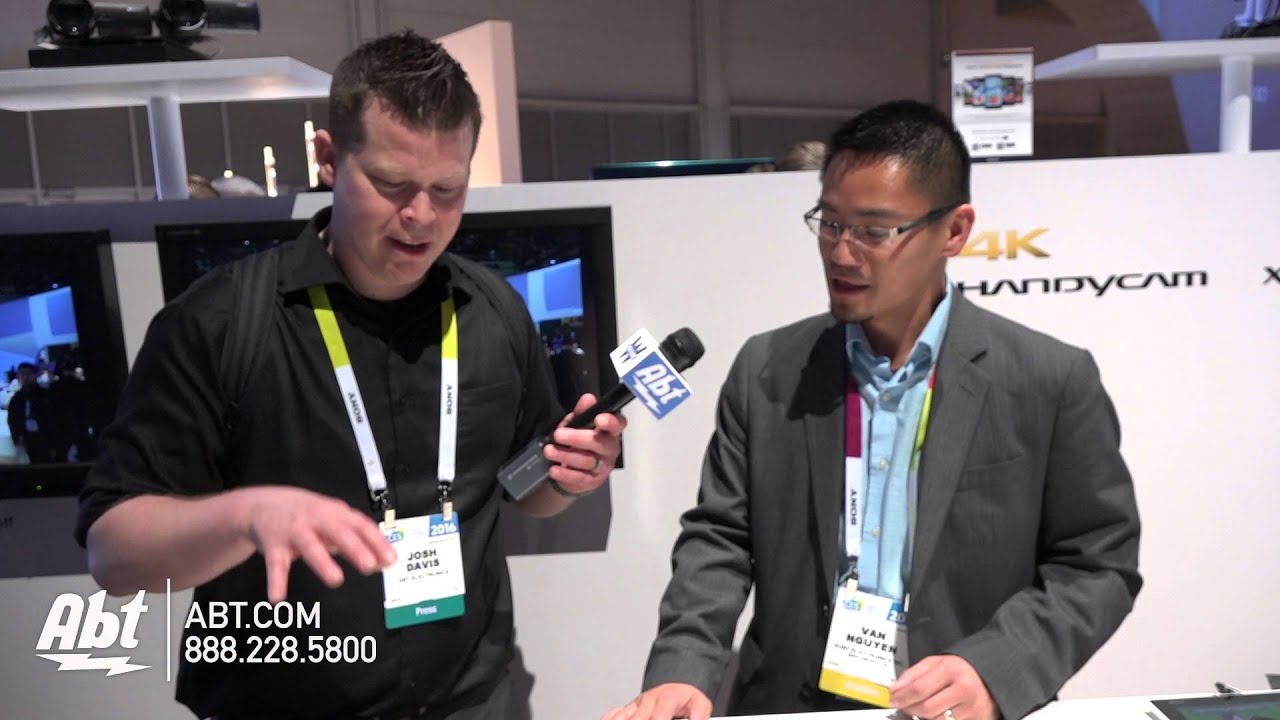 Sony HDR-CX675 Handycam Camcorder - Abt CES 2016