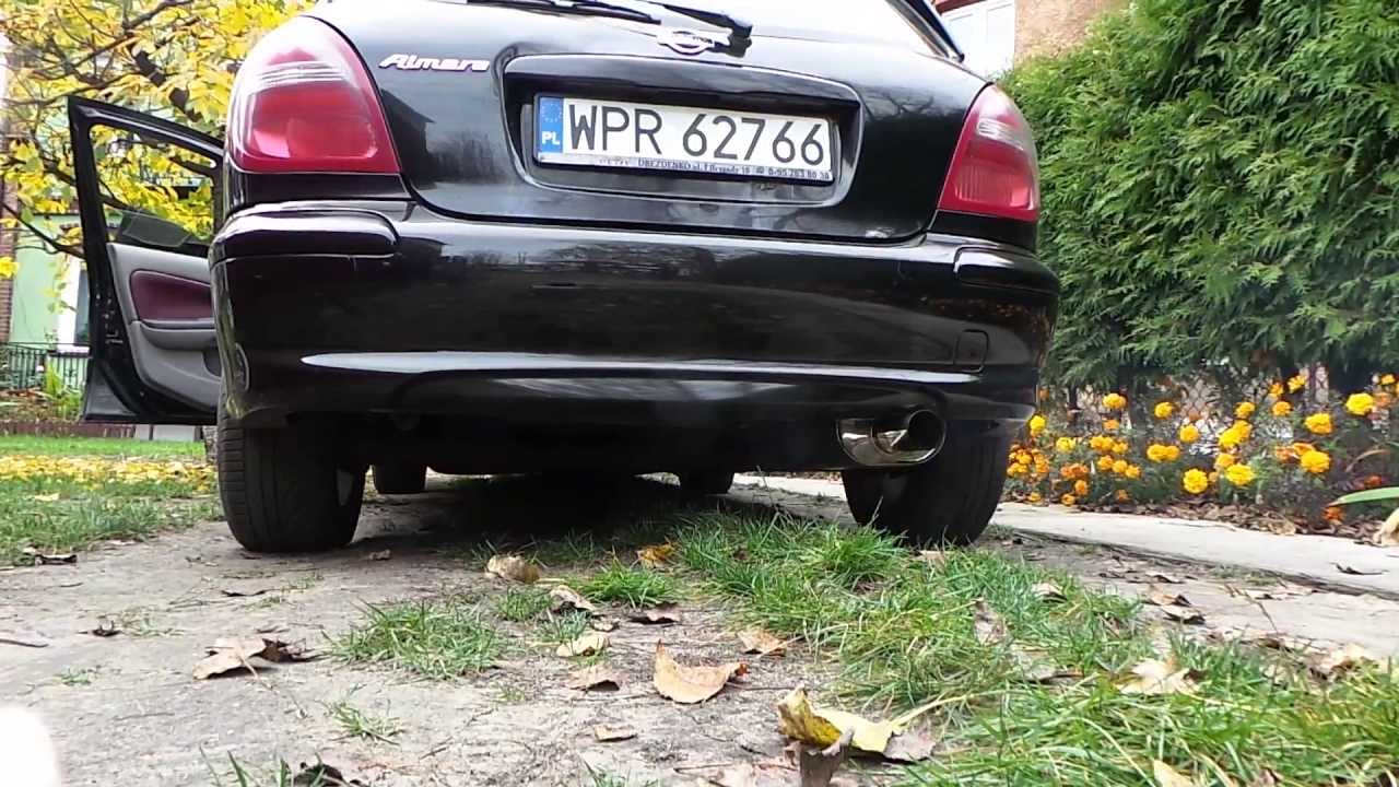 Almera N16 SR20VE exhaust sound