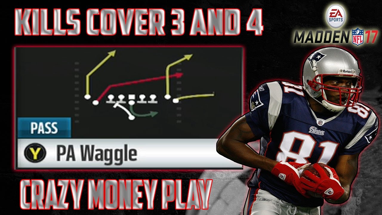 Madden 17 Money Play to Beat Cover 3 and Cover 4 for a one play TD | Spastic Toaster