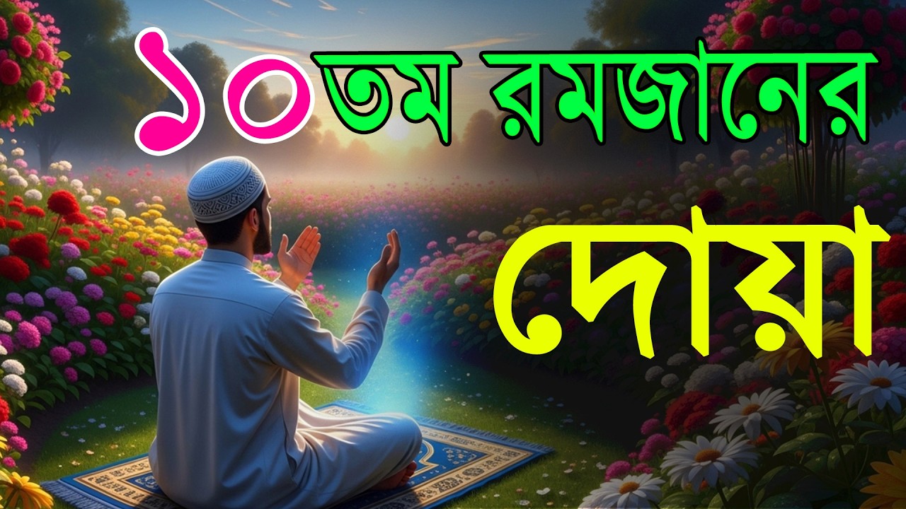 পবিত্র রমজানের ১০ তম দিনের স্পেশাল দোয়া l Dua For Ramadan   Most Beautiful Dua For Ramadan 2026
