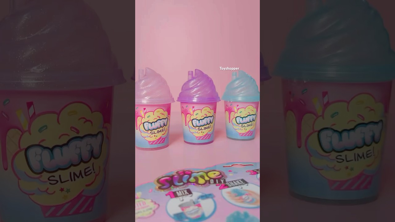So Slime DIY Fluffy Shakers Ice-cream Set (3 Packs) ✨#slime  #canaltoys #asmr #diyslime #asmrslime