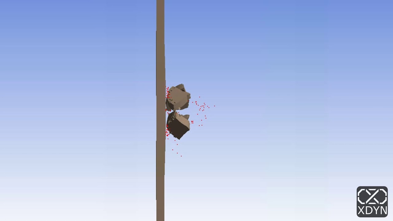30mm APFSDS DU Penetrator VS. Boron Carbide 5mm - Ballistic Simulation Test - Kinetic Energy Impact